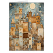 Stadt David Birth of Jesus Weihnachtskarte (Vorne)