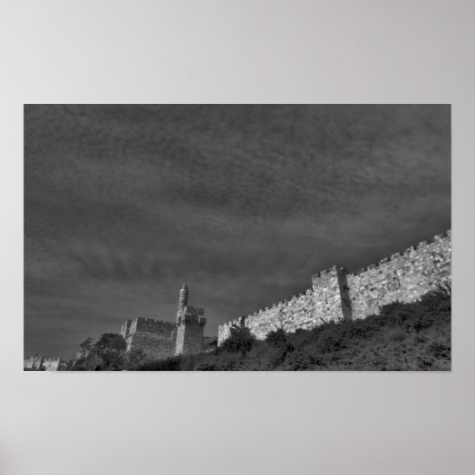 Stadt David Jerusalem Poster (Vorne)