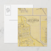 Stadt Decatur Postkarte (Vorne/Hinten)