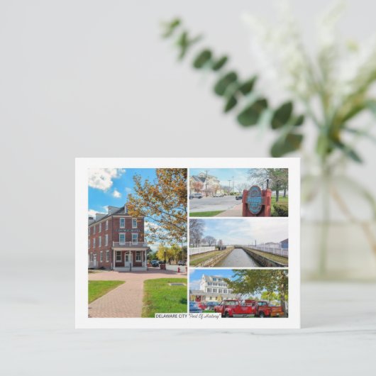 Stadt Delaware. Postkarte (Stehend Vorderseite)