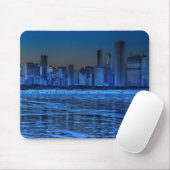 Stadt der breiter Schultern und des Michigansees Mousepad (Mit Mouse)