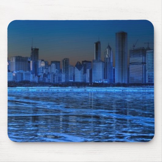 Stadt der breiter Schultern und des Michigansees Mousepad (Vorne)
