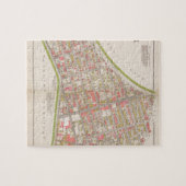 Stadt der Bronx-Karte Puzzle (Horizontal)