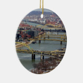 Stadt der Brücken Keramik Ornament (Rechts)