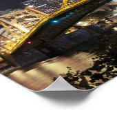 Stadt der Brücken Poster (Ecke)