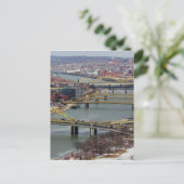 Stadt der Brücken Postkarte (Stehend Vorderseite)