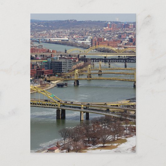 Stadt der Brücken Postkarte (Vorderseite)