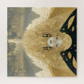 Stadt der Engel Frau in Gold Puzzle (Horizontal)