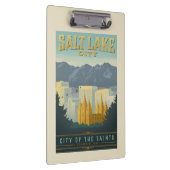 Stadt der Heiligen | Salt Lake City, Utah Klemmbrett (Rechts)