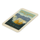 Stadt der Heiligen | Salt Lake City, Utah Magnet (Linke Seite)