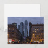 Stadt der Kapitalien Postkarte (Vorne/Hinten)