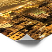 Stadt der Lichter Poster (Ecke)