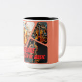 Stadt der Musiker Zweifarbige Tasse (VorderseiteRechts)