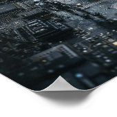 Stadt der Roboter Poster (Ecke)