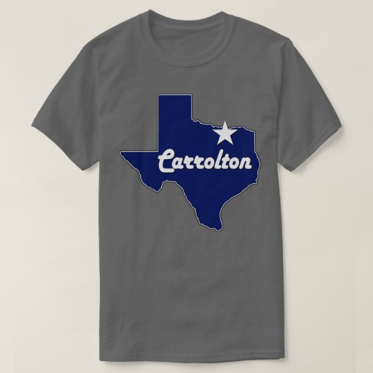 Stadt der Roll Texas Lone Staat Map Navy Blue T-Shirt (Design vorne)