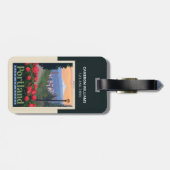 Stadt der Rose | Portland, Oregon Gepäckanhänger (Rückseite horizontal)