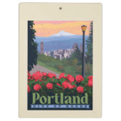 Stadt der Rose | Portland, Oregon Klemmbrett (Rückseite)