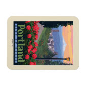 Stadt der Rose | Portland, Oregon Magnet (Horizontal)
