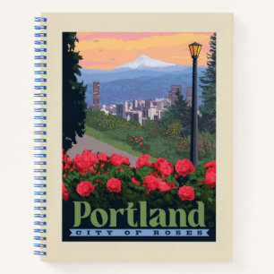 Stadt der Rose   Portland, Oregon Notizblock