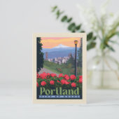 Stadt der Rose | Portland, Oregon Postkarte (Stehend Vorderseite)