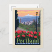 Stadt der Rose | Portland, Oregon Postkarte (Vorne/Hinten)