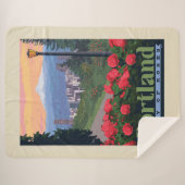 Stadt der Rose | Portland, Oregon Sherpadecke (Vorderseite (Horizontal))