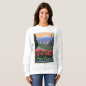Stadt der Rose | Portland, Oregon Sweatshirt (Vorne ganz)