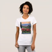 Stadt der Rose | Portland, Oregon T-Shirt (Vorne ganz)