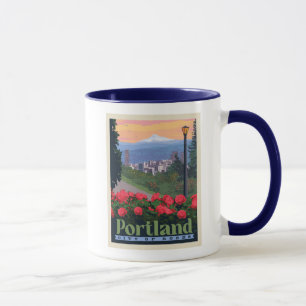 Stadt der Rose   Portland, Oregon Tasse