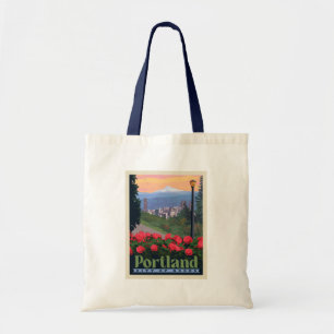 Stadt der Rose Portland, Oregon Tragetasche