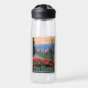 Stadt der Rose Portland, Oregon Trinkflasche