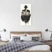 Stadt der Schatten Leinwanddruck (Insitu (Schlafzimmer))