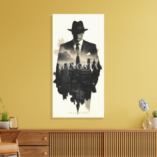 Stadt der Schatten Leinwanddruck