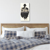 Stadt der Schatten Leinwanddruck (Insitu (Schlafzimmer))