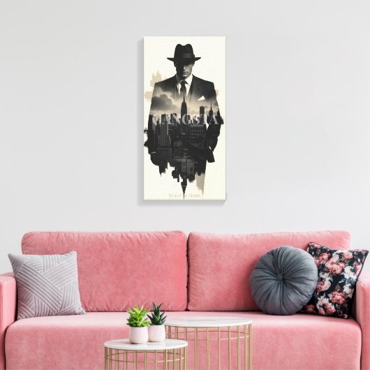 Stadt der Schatten Leinwanddruck (Insitu (Wohnzimmer))