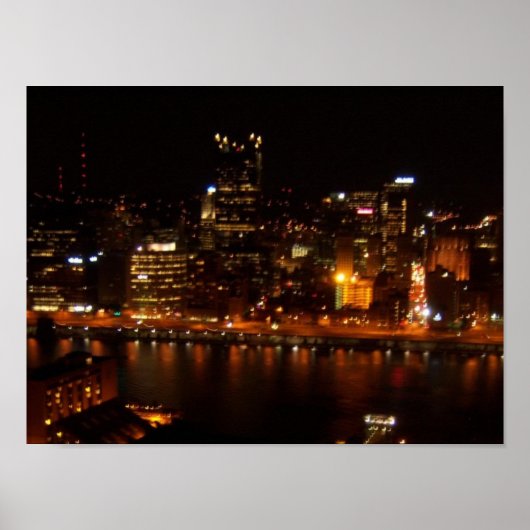 Stadt der Schwarzen und Gold Poster (Vorne)