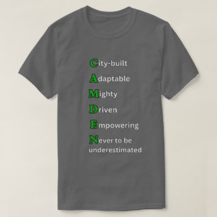 STADT DER TRÄUME Herren Unisex grau Grün   T-Shirt
