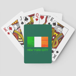 Stadt der Träume, Irisch im Herzen - NYC Irland-Fl Spielkarten