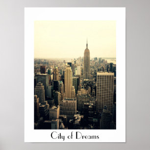 Stadt der Träume - New York City Poster