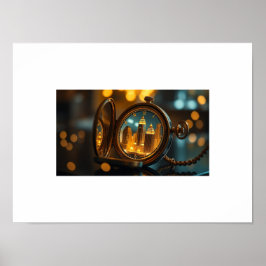 Stadt der Zeit - Städtische Träume in einer Pocket Poster