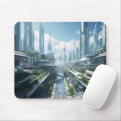 Stadt der Zukunft Mousepad (Mit Mouse)
