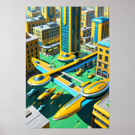 Stadt der Zukunft Poster