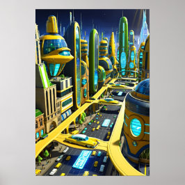 Stadt der Zukunft Poster