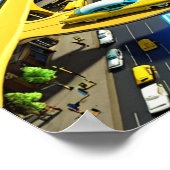 Stadt der Zukunft Poster (Ecke)