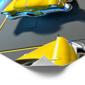 Stadt der Zukunft Poster (Ecke)