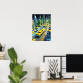 Stadt der Zukunft Poster (Heimbüro)
