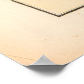 Stadt des Fall River, Massachusetts Map (1874) Poster (Ecke)