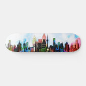 Stadt des Farbskateboards Skateboard (Horizontal)