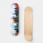 Stadt des Farbskateboards Skateboard (Vorderseite)