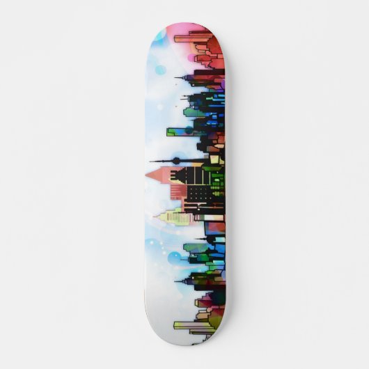 Stadt des Farbskateboards Skateboard (Vorne)